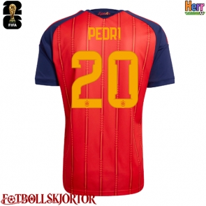 Spanien Pedri Gonzalez #20 Hemmatröja VM 2026 Kortärmad